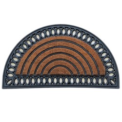 Pres de Intrare Optim Deko, Dimensiune 75x45x2 cm, Material Cauciuc Natural, Culoare Maro si Negru Pres de Intrare Optim Deko, Dimensiune 75x45x2 cm, Material Cauciuc Natural, Culoare Maro si Negru
