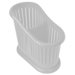 Uscator de Tacamuri cu 2 Compartimente, Material Plastic, Culoare Alb Uscator de Tacamuri cu 2 Compartimente, Material Plastic, Culoare Alb