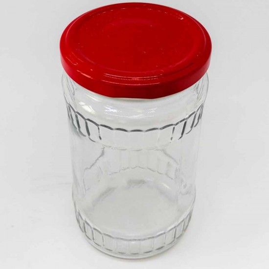 Borcan din Sticla de 370 ml, 24 Buc/Bax