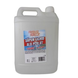 Sapun Lichid Alb Perlat, Produse Horeca, Parfum Placut, 5 l Sapun Lichid Alb Perlat, Produse Horeca, Parfum Placut, 5 l