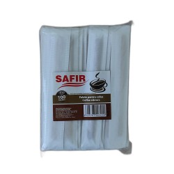 Palete de Cafea Safir din Lemn Ambalate Individual, de Unica Folosinta, Dimensiune 110 mm, 100 Buc/Set