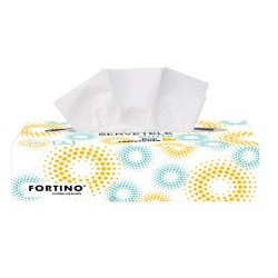 Servetele in Cutie Fortino, 2 Straturi, 100 Buc/Cutie, 100% Celuloza, Dimensiune foaie 210x193 mm Servetele in Cutie Fortino, 2 Straturi, 100 Buc/Cutie, 100% Celuloza, Dimensiune foaie 210x193 mm