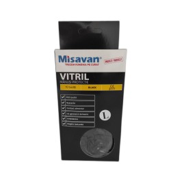 Manusi de Protectie Vitril, 10 Buc/Set, Culoare Negru, Marimea L Manusi de Protectie Vitril, 10 Buc/Set, Culoare Negru, Marimea L