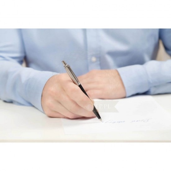 CASA OFFICE Pix Tip K15, Varf de 0.5 mm, Mecanism si Corp din Plastic de Culoare Negru, Culoare Mina Albastra