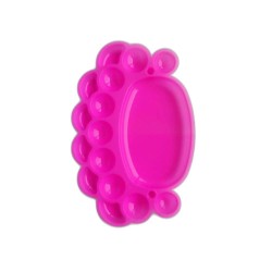 CASA OFFICE Paleta Pictura Ovala Mare, Paleta pentru Amestecat Culori, 15 Compartimente, Material Plastic, Culoare Roz, Dimensiune 20,5x14 cm CASA OFFICE Paleta Pictura Ovala Mare, Paleta pentru Amestecat Culori, 15 Compartimente, Material Plastic, Culoare Roz, Dimensiune 20,5x14 cm