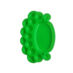 CASA OFFICE Paleta Pictura Ovala Mare, Paleta pentru Amestecat Culori, 15 Compartimente, Material Plastic, Culoare Verde, Dimensiune 20,5x14 cm CASA OFFICE Paleta Pictura Ovala Mare, Paleta pentru Amestecat Culori, 15 Compartimente, Material Plastic, Culoare Verde, Dimensiune 20,5x14 cm