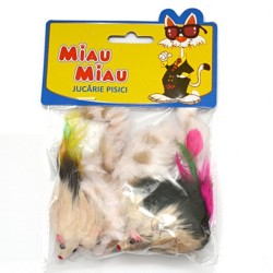 Jucarie Miau Miau HL17 Soricel, 4 Buc/Pachet