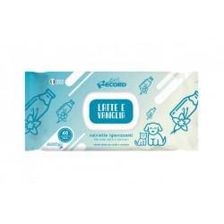 Servetele Antibacteriene Record cu Lapte & Vanilie, 40 Buc