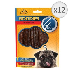 Recompense pentru Caini 4 Dogs Goodies Duck Sticks, 12 Buc/Bax x 100 g