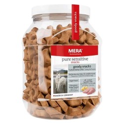 Recompense pentru Caini Mera Goody Snack, Curcan & Cartof, 600 g