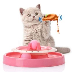 Jucarie Interactiva Miau Miau pentru Pisici, Soricel si Minge 1