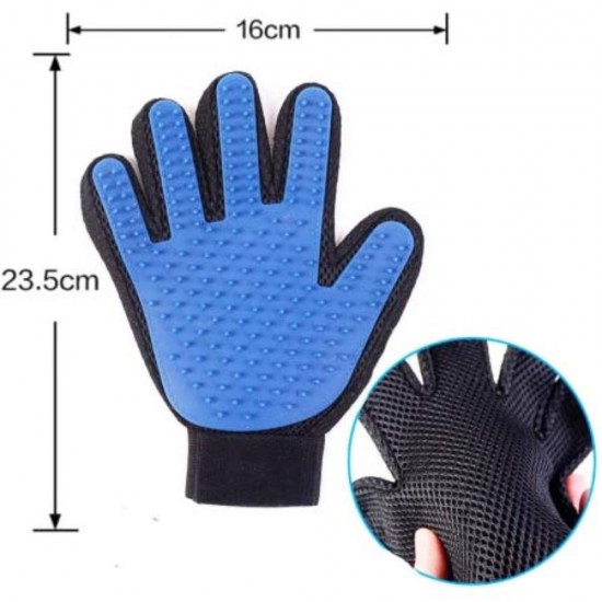 Manusa Tip Perie 4 Dog, 5 Degete, Albastra