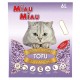 Asternut Igienic Miau Miau pentru Pisici Tofu Lavanda, 6 L