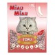 Asternut Igienic Miau Miau pentru Pisici Tofu Fresh, 10 L