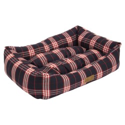 Culcus pentru Caini si Pisici 4 Dog Deluxe Danish M, Negru, 62x44x22 cm