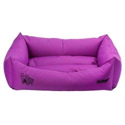 Culcus pentru Caini si Pisici 4 Dog Deluxe Oxford L, Lila, 78x60x22 cm