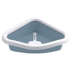 Litiera Fara Acoperis Stefanplast Sprint Corner, Blue, 40x56x14 cm