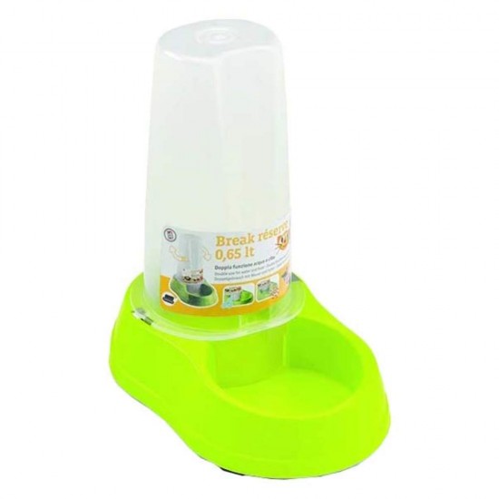 Hranitor-Adapator pentru Caini Stefanplast Break Lime/Green, 650 ml