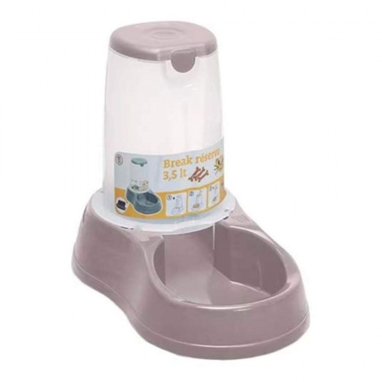 Hranitor pentru Caini Stefanplast Break Roz, 3.5 L