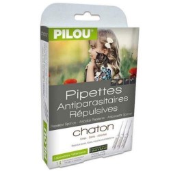 Pipeta Antiparazitara Pilou pentru Pisici, Junior, 3x1 ml