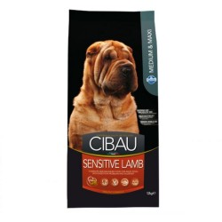 Hrana Uscata Farmina pentru Caini Adulti Cibau Mediu/Maxi Sensitive, Miel, 12 kg