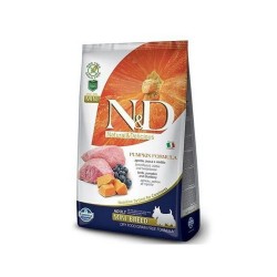 Hrana Uscata Farmina pentru Caini N&D Pumpkin Adult Mini cu Miel si Afine, 800 g
