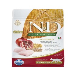 Hrana Uscata Farmina pentru Pisici N&D Ancestral Adult Sterilizat cu Pui, 300 g