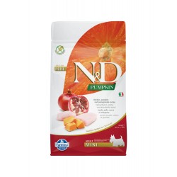 Hrana Uscata Farmina pentru Caini N&D Pumpkin Adult Mini cu Pui si Rodie, 800 g