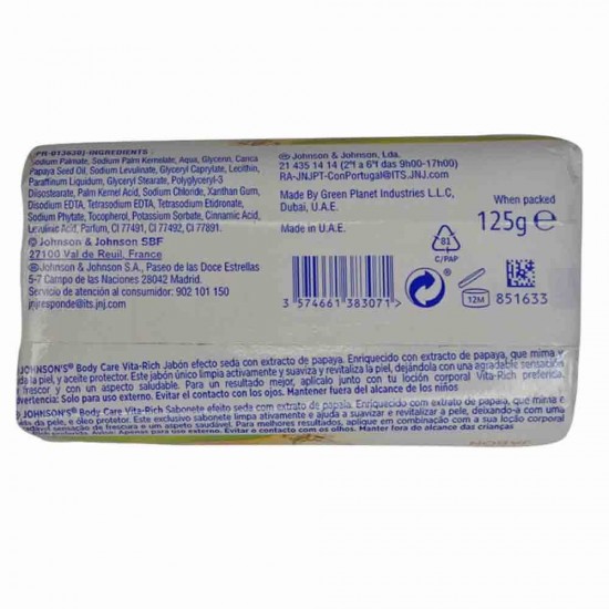 Sapun Johnson's Body Care Papaya, 125 g