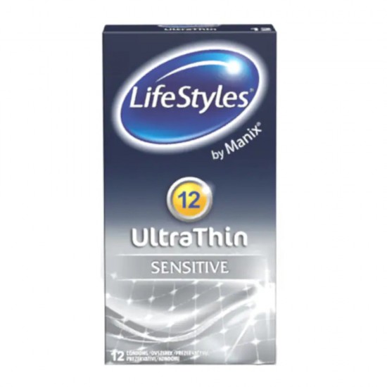 LifeStyles Prezervative Latex Ultra Thin, 12 Buc/Set