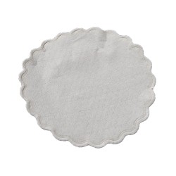 Suport din Hartie pentru Pahar, Culoare Alb, Diametru 8.5 cm, 250 Buc/Cutie