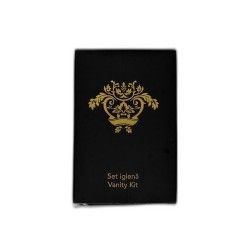 Set Igiena Lux format din 2 Dischete Demachiante, 3 Bețisoare Urechi, 1 Pilă pentru Unghii, Ambalat in Cutie de Carton