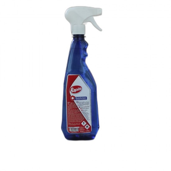 Dezinfectant Rapido Hidralcoolic pentru Suprafete, 70% Alcool, Cantitate 750 ml