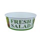 Bol pentru Salata din Carton, Capacitate 750 ml, Model Fresh, 50 Buc/Set