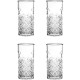 Set 4 Pahare Long Drink Pasabahce Timeless Golden Touch, 450 ml, Set Pahare pentru Long Drink 450 ml, Pahare pentru Long Drink 450 ml, Pahare Long Drink pentru Bauturi, Accesorii pentru Bar, Set Pahare din Sticla pentru Long Drinks