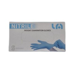 Manusi pentru Examinare din Nitril, 100 Buc/Cutie, Nepudrate, Marimea S, Culoare Albastru
