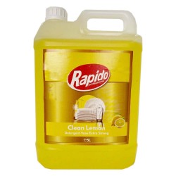 Detergent Vase Clean Lemon, Rapido Profesional, 5 L Detergent Vase Clean Lemon, Rapido Profesional, 5 L