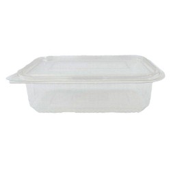 Caserola Dreptunghiulara din Pet cu Capac Ermetic, 500 ml, 100 Buc/Set Caserola Dreptunghiulara din Pet cu Capac Ermetic, 500 ml, 100 Buc/Set