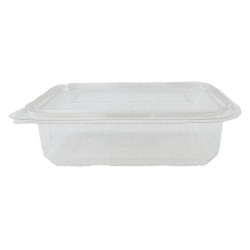 Caserola Dreptunghiulara din Pet cu Capac Ermetic, 1 Kg, 100 Buc/Set Caserola Dreptunghiulara din Pet cu Capac Ermetic, 1 Kg, 100 Buc/Set