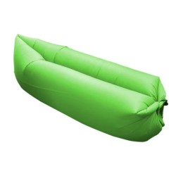 Saltea Gonflabila Tip Sezlong, Lazy Bag, 200x70 cm, Verde