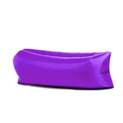Saltea Gonflabila Tip Sezlong, Lazy Bag, 200x70 cm, Violet