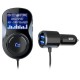 Modulator FM Auto, Bluetooth BC30AQ, 2 Porturi USB pentru Incarcare, Prindere Magnetica, Negru