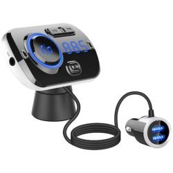 Modulator FM BC49BQ, Bluetooth, Car Kit Handsfree, Incarcare Rapida Quick Charge 3.0, Negru