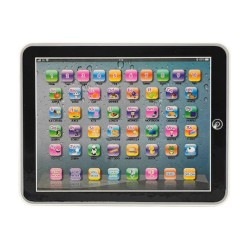 Tableta Interactiva YS2921C Educationala pentru Invatarea Limbii Engleze de Catre Copii, Alb cu Negru