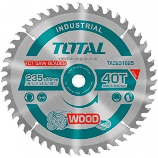 Total - Panza Ferastrau Tct Pentru Lemn - 235x30mm