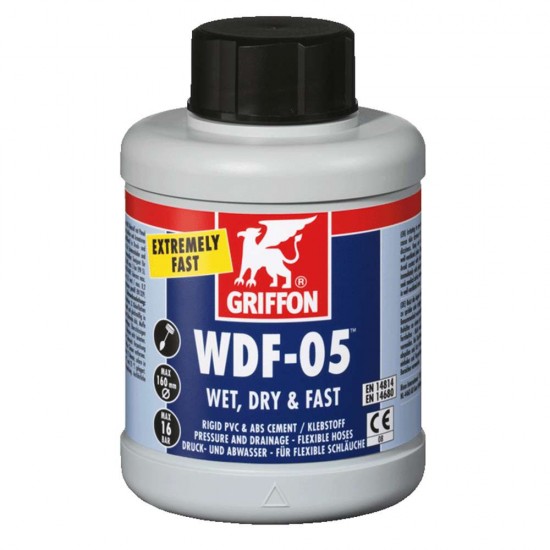 Adeziv Lipire Tevi PVC Griffon WDF, 250 ml