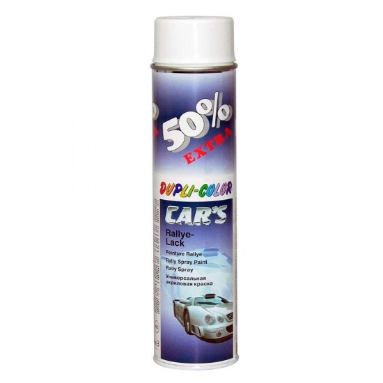 Vopsea Spray Auto Dupli-Color Car's, Acrilica, Alb Lucios, 600 ml