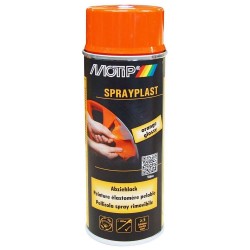 Vopsea Spray Tunning Folie Detasabila Motip Sprayplast, Portocaliu, 400 ml