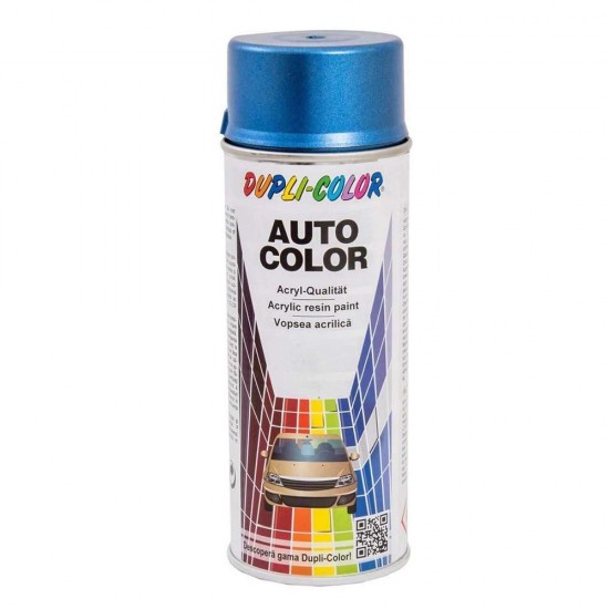 Vopsea Spray Dupli-Color Retus Auto Metalizata Dacia, Albastru Sideral, 350 ml