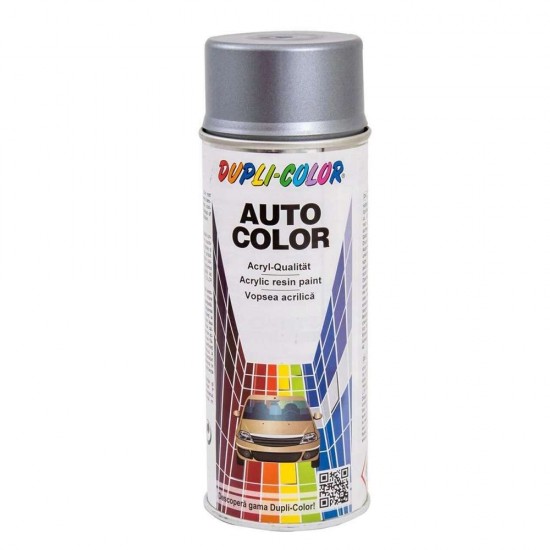 Vopsea Spray Dupli-Color Retus Auto Metalizata Dacia, Gri Cuart, 350 ml